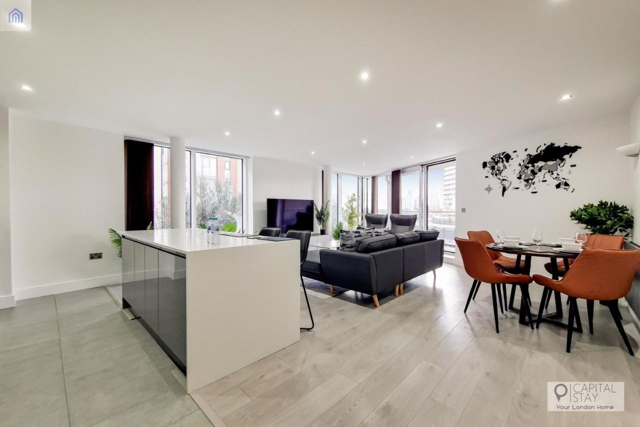 Free Parking - Stylish Three Bedroom Apartment By London Excel Buitenkant foto